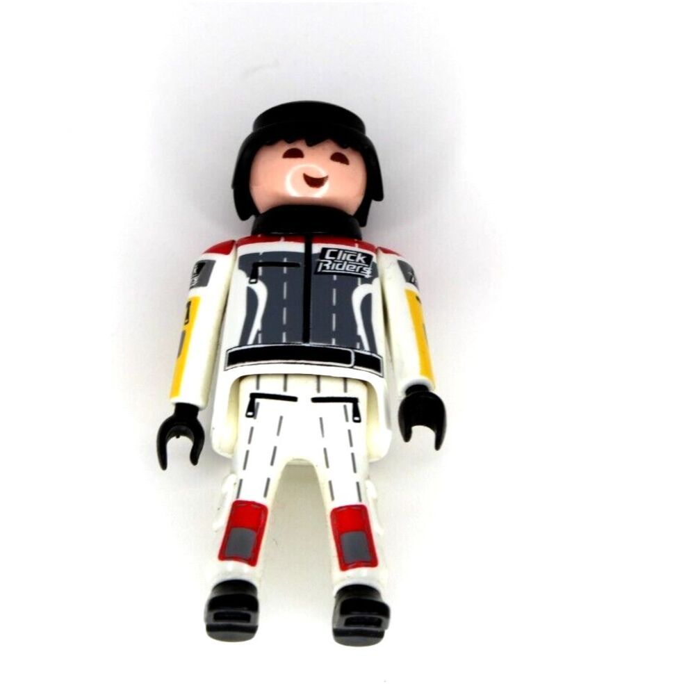 Vintage Playmobil‎ Click Riders Plane Crocodile Boat Pilot Guy Excellent Cond